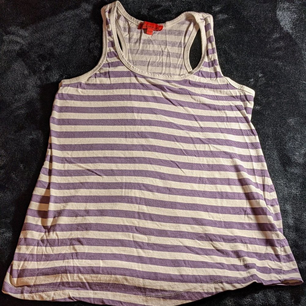 Purple Striped Tank